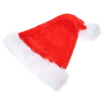 Erkek şapka kalınlaşmış klasik Santa Noel partisi şık kafa dekorasyon peluş adam