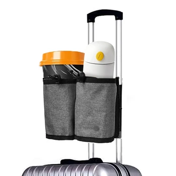 Su Organizatör Tüm Depolama İçecek Seyahat Bavul Tutucu Kol Dayama Çantası Çanta Fincan Kolu Çanta Uyar Asılı Bardak Bagaj Depolama