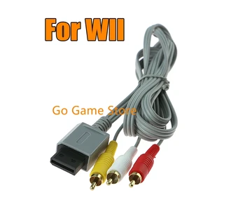 1 adet Wii Oyun Konsolu İçin 1.8 m 6FT Ses Video AV /TV Kompozit RCA kablo kordonu Nintendo