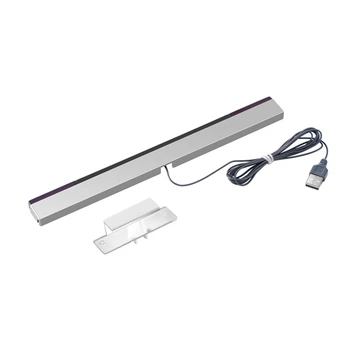 Oyun Aksesuarları Wii için Sensör Çubuğu Kablolu Alıcıları IR Sinyal Ray USB Fişi Değiştirme Sensörü Bar Alıcısı Wİİ için / WİİU