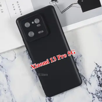 Darbeye dayanıklı Telefon Kılıfı İçin Xiaomi 13 Pro 5G Silikon Caso Koruyucu Yumuşak Siyah TPU Kılıf Kapak İçin Xiaomi 13 13Pro 5G Funda Coque