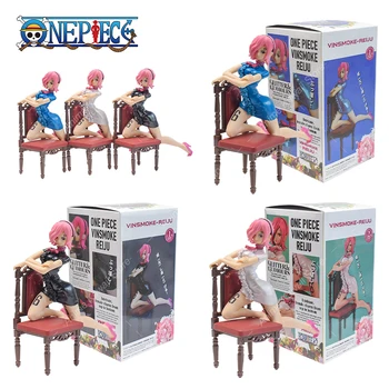 Anime Tek Parça Vinsmoke Reiju Heykelcik Sandalye Seksi Kız Modeli PVC Action Figure Koleksiyon Oyuncaklar Çocuk Hediye 11-14. 5 cm