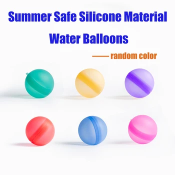 10 adet Doldurulabilir Yumuşak Silikon Balonlar Yaz su oyuncakları Balonlar Hızlı Doldurma Açık Sıçrama Su Balonu Parti Malzemeleri