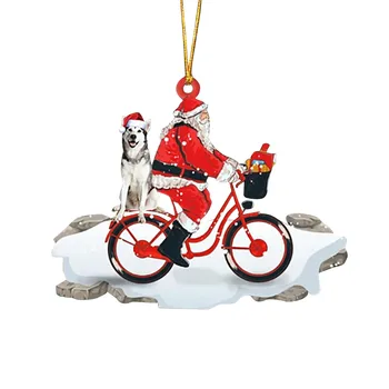 Ahşap Kolye Kişiselleştirilmiş Eski Noel Ağacı Adam Dekorasyon Köpek Süs Boncuk Stoper Duvar Noel Gnome mutfak havluları
